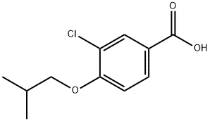 3-chloro-4-(2-methylpropoxy)Benzoic acid 구조식 이미지