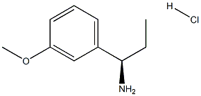 (R)-1-(3-Methoxyphenyl)propan-1-amine hydrochloride Structure