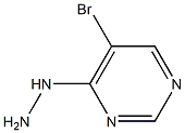 1-(5-브로모피리미딘-4-일)하이드라진 구조식 이미지