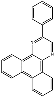 2-phenyldibenzo[f,h]quinoxaline Structure