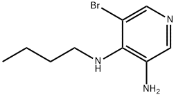 (3-Bromo-5-nitro-pyridin-4-yl)-butyl-amine Structure