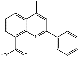 4-Methyl-2-phenylquinoline-8-carboxylic acid Structure