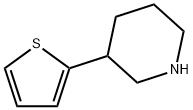 3-(thiophen-2-yl)piperidine 구조식 이미지