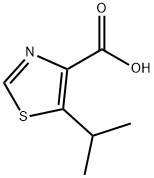 5-Isopropylthiazole-4-carboxylic acid Structure