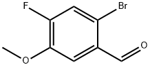 2-Bromo-4-fluoro-5-methoxybenzaldehyde Structure
