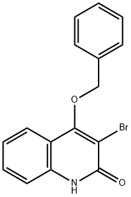 4-(benzyloxy)-3-bromoquinolin-2(1H)-one Structure