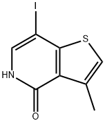 7-iodo-3-methyl-Thieno[3,2-c]pyridin-4(5H)-one Structure