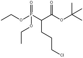 tert-butyl 5-chloro-2-(diethoxyphosphoryl)pentanoate 구조식 이미지
