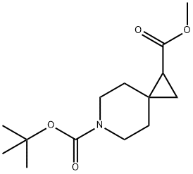 6-tert-butyl 1-methyl 6-azaspiro[2.5]octane-1,6-dicarboxylate Structure
