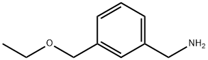 (3-(Ethoxymethyl)phenyl)methanamine Structure