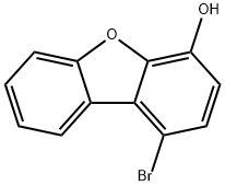 1-bromo-dibenzofuran-4-ol 구조식 이미지