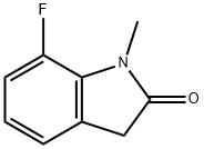 7-fluoro-1-methylindolin-2-one 구조식 이미지