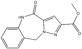 10-Oxo-9,10-dihydro-4H-3,3a,9-triaza-benzo[f]azulene-2-carboxylic acid methyl ester Structure