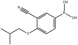 (3-cyano-4-isobutoxyphenyl)boronic acid Structure