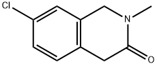 7-chloro-2-methyl-1,4-dihydro-2H-isoquinolin-3-one Structure