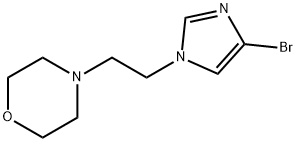 4-[2-(4-bromo-1H-imidazol-1-yl)ethyl]morpholine Structure
