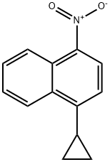 1-Cyclopropyl-4-nitronaphthalene Structure