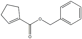 BENZYL CYCLOPENT-1-ENECARBOXYLATE Structure