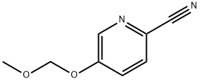 5-(methoxymethoxy)-2-Pyridinecarbonitrile Structure