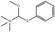 Methoxy(phenylthio)trimethylsilylmethane 구조식 이미지