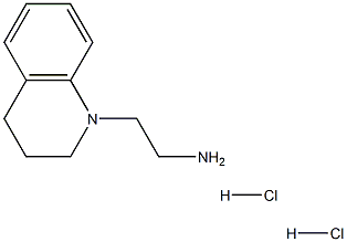 2-(3,4-디하이드로-2H-퀴놀린-1-일)-에틸아민디하이드로클로라이드 구조식 이미지