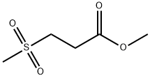 Methyl 3-(methylsulfonyl)propanoate 구조식 이미지