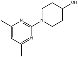 1-(4,6-Dimethylpyrimidin-2-yl)piperidin-4-ol 구조식 이미지