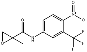 2-methyl-N-(4-nitro-3-(trifluoromethyl)phenyl)oxirane-2-carboxamide(WXG01705) 구조식 이미지