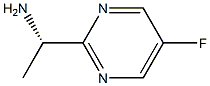 (S)-1-(5-Fluoro-pyrimidin-2-yl)-ethylamine 구조식 이미지