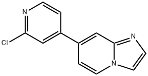 7-(2-chloro-pyridin-4-yl)-imidazo[1,2-a]pyridine Structure