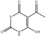 5-acetyl-4-hydroxy-2H-1,3-Thiazine-2,6(3H)-dione Structure