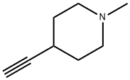 4-에티닐-1-메틸피페리딘 구조식 이미지