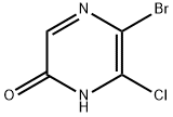 5-Bromo-6-chloro-2(1H)-pyrazinone Structure