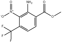 methyl 2-amino-3-nitro-4-(trifluoromethyl)benzoate Structure