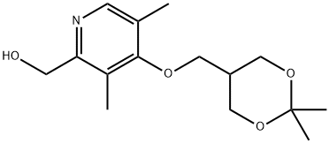 (4-((2,2-dimethyl-1,3-dioxan-5-yl)methoxy)-3,5-dimethylpyridin-2-yl)methanol(WXG02791) Structure
