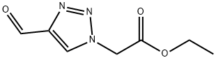 (4-Formyl-[1,2,3]triazol-1-yl)-acetic acid ethyl ester Structure