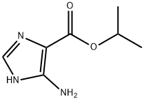 Isopropyl 5-amino-1H-imidazole-4-carboxylate 구조식 이미지