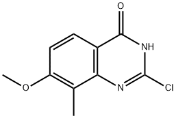 4(3H)-Quinazolinone, 2-chloro-7-methoxy-8-methyl- 구조식 이미지