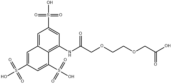 2-(2-(2-oxo-2-((3,6,8-trisulfonaphthalen-1-yl)amino)ethoxy)ethoxy)aceticacid 구조식 이미지