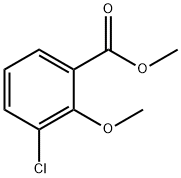 3-Chloro-2-methoxybenzoic acid methyl ester Structure