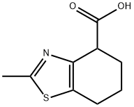 2-메틸-4,5,6,7-테트라히드로벤조[d]티아졸-4-카르복실산 구조식 이미지