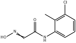 N-(3-chloro-2-methylphenyl)-2-(hydroxyimino)acetamide 구조식 이미지