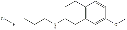 7-methoxy-N-propyl-2-aminotetraline hydrochloride Structure