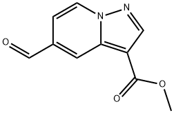 Methyl 5-formylpyrazolo[1,5-a]pyridine-3-carboxylate Structure