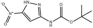 (5-Nitro-1H-pyrazol-3-yl)-carbamic acid tert-butyl ester 구조식 이미지