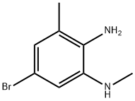 5-Bromo-N1,3-dimethylbenzene-1,2-diamine Structure