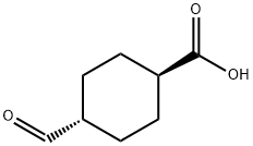 Cyclohexanecarboxylic acid, 4-formyl-, trans- Structure