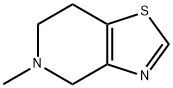 5-methyl-4,5,6,7-tetrahydrothiazolo[4,5-c]pyridine 구조식 이미지