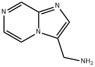 1-(Imidazo[1,2-a]pyrazin-3-yl)methanamine 구조식 이미지