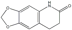 3,4-Dihydro-6,7-(methylenedioxy)-2(1H)-quinolinone Structure